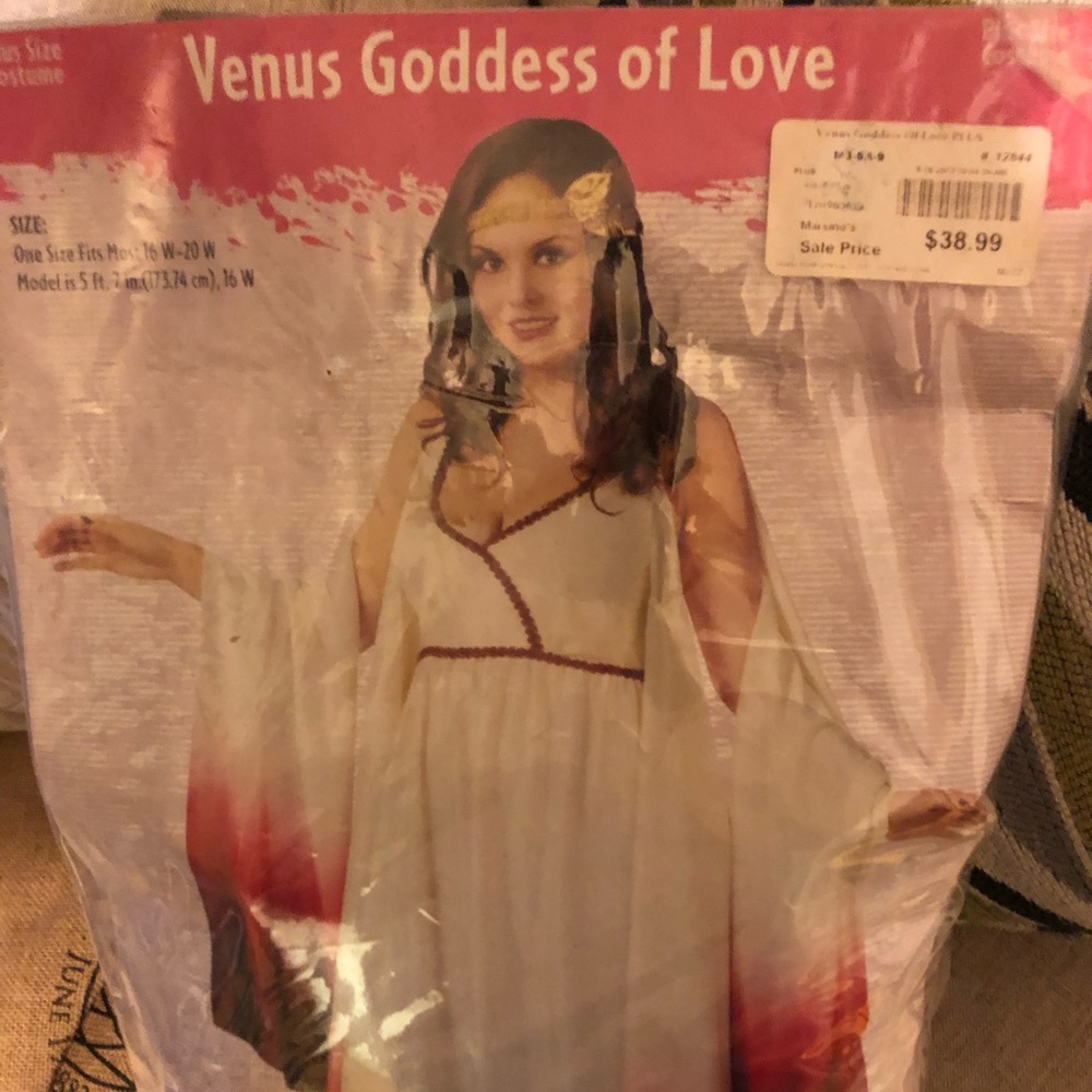 NEW Venus goddess of love costume plus size 16-20w
